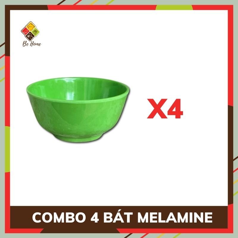 Bát Ăn Cơm Melamine BEHOME Bát Phíp Chén Ăn Cơm Chịu Nhiệt Độ Cao Hàng Cao Cấp Hàn Quốc