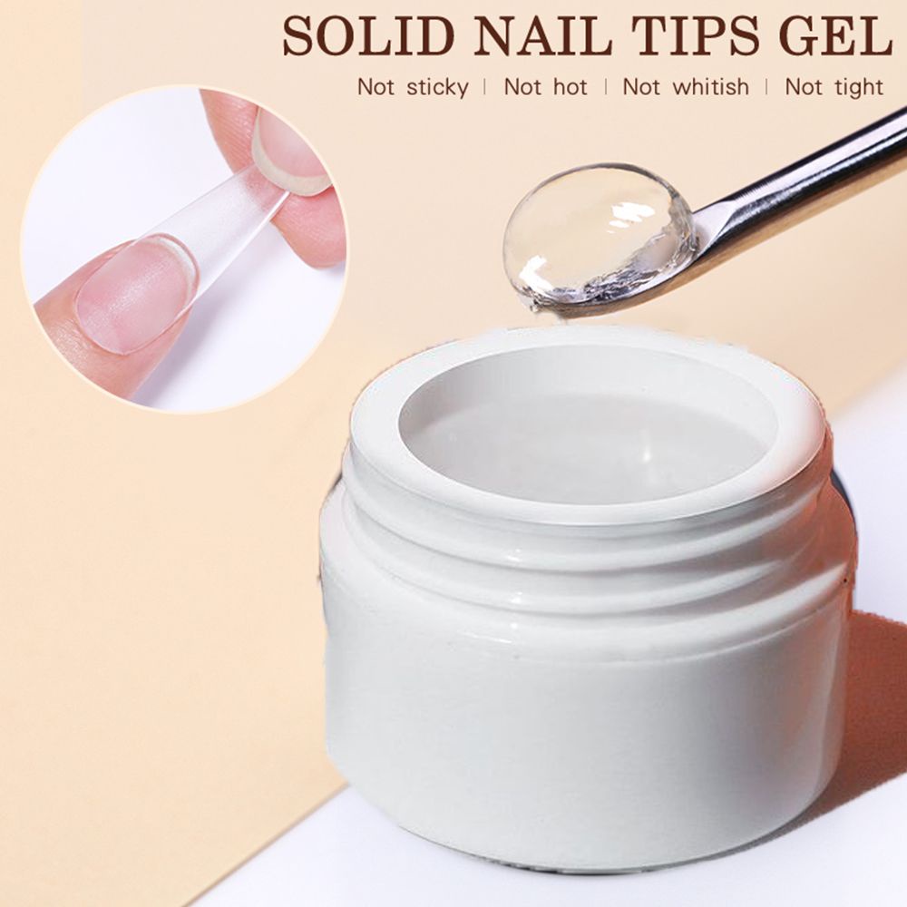 [Hàng mới về] Gel gắn móng giả trong suốt hong khô bằng đèn led uv nhanh khô đa năng