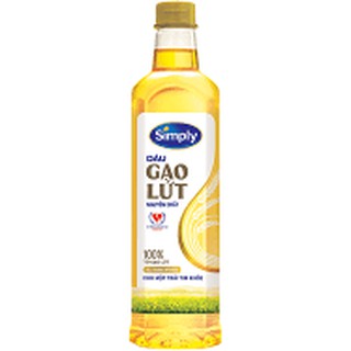 Dầu gạo lứt nguyên chất Simply 1L