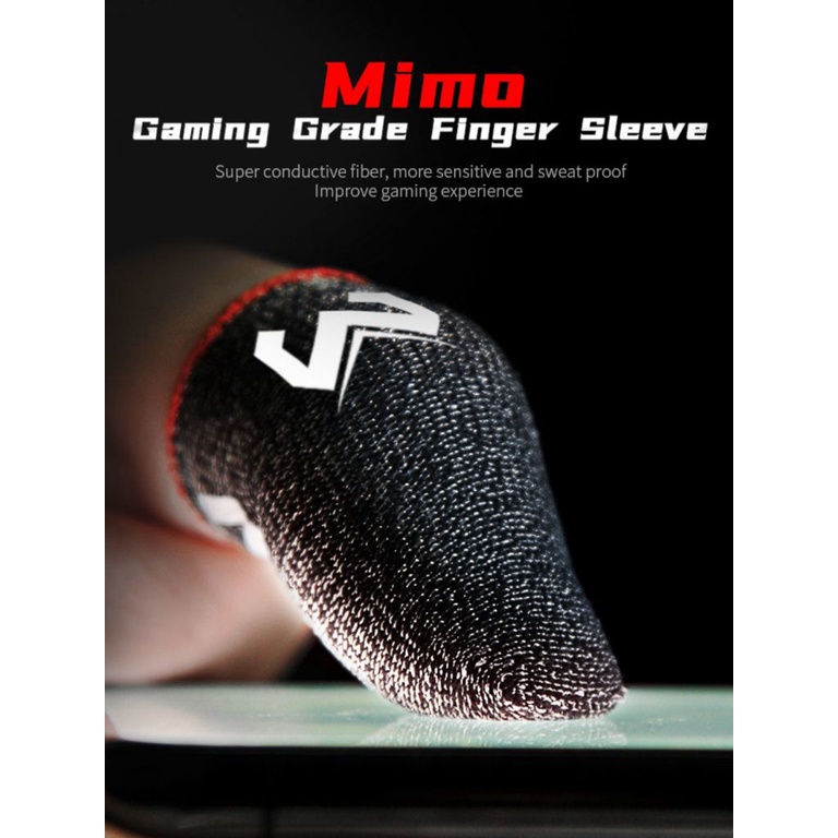 1 Pair Phone Games Sweat-proof Finger Gloves Thumbs Finger Cover Non-slip Sleeve For PUBG Touch Screen Game Practical Access best3665