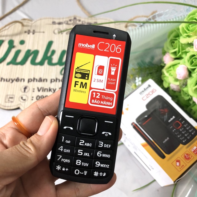 Điện thoại Mobell C206 mới 100% full box  ( Hàng chính hãng) Ảnh thật + Video | BigBuy360 - bigbuy360.vn
