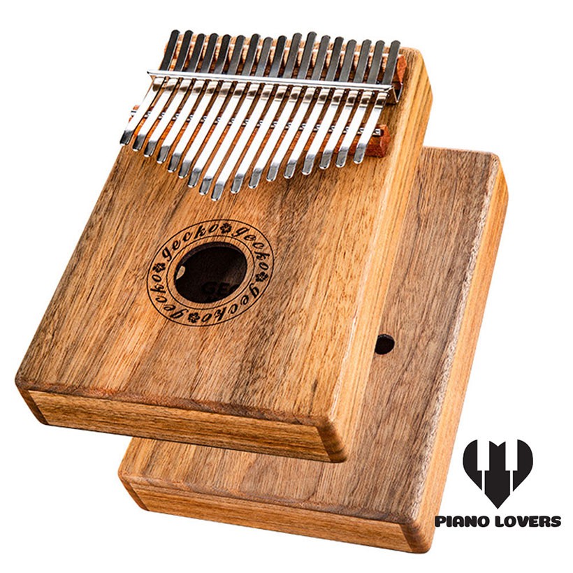 Đàn Kalimba 17 phím Gecko K17CA Gỗ Mahogany Tặng Kèm Kèn Harmonica đủ màu cao cấp - HÀNG CÓ SẴN