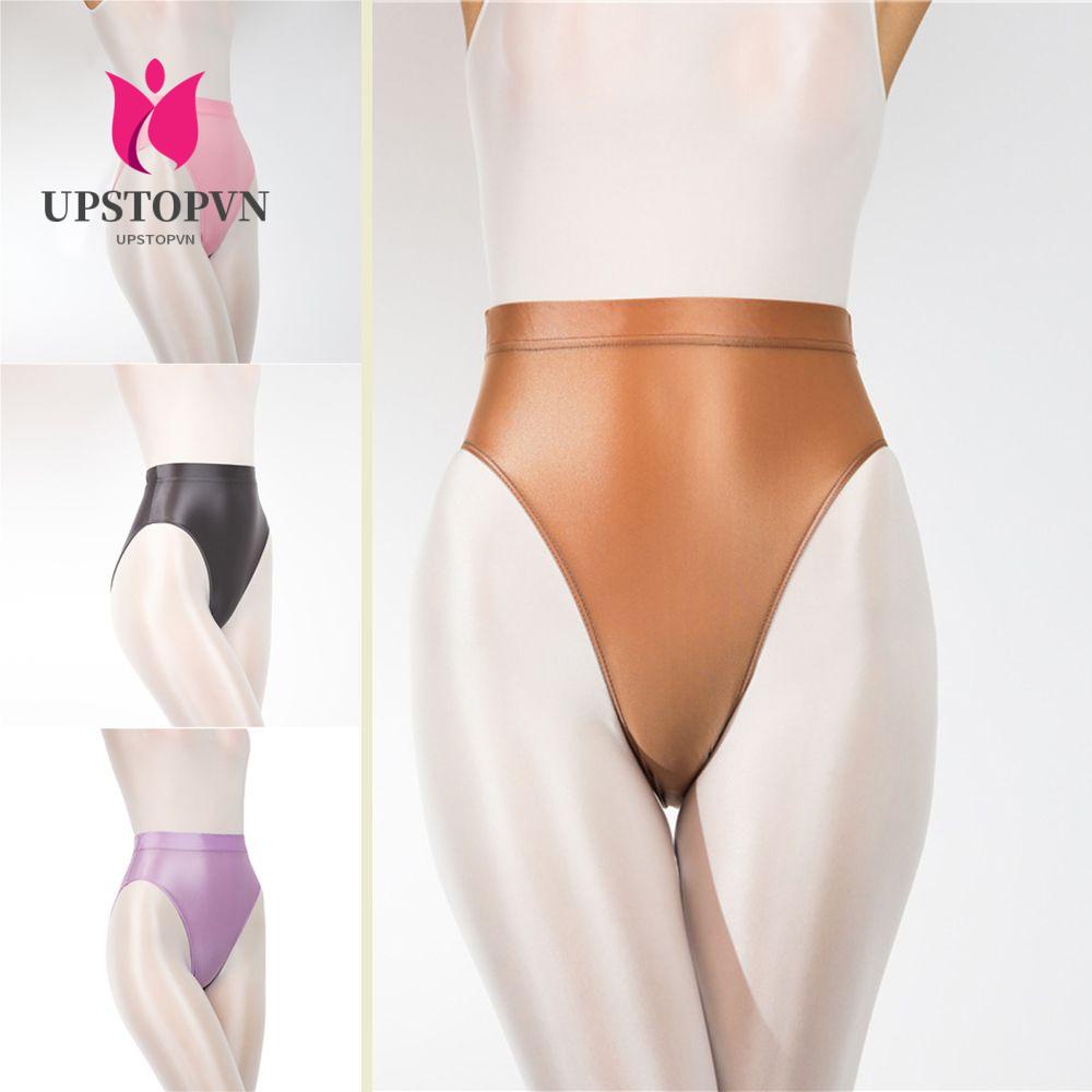 UPSTOP Quần lót lưng cao siêu mỏng satin bóng M-XXL nhiều màu sắc thời trang cho nam và nữ