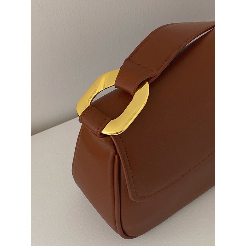 Túi xách đeo vai hình vuông cỡ lớn mềm mại thời trang thu đông 2021