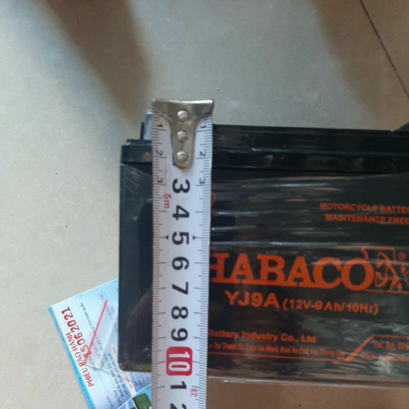 Ắc quy HABACO YJ9A  lùn