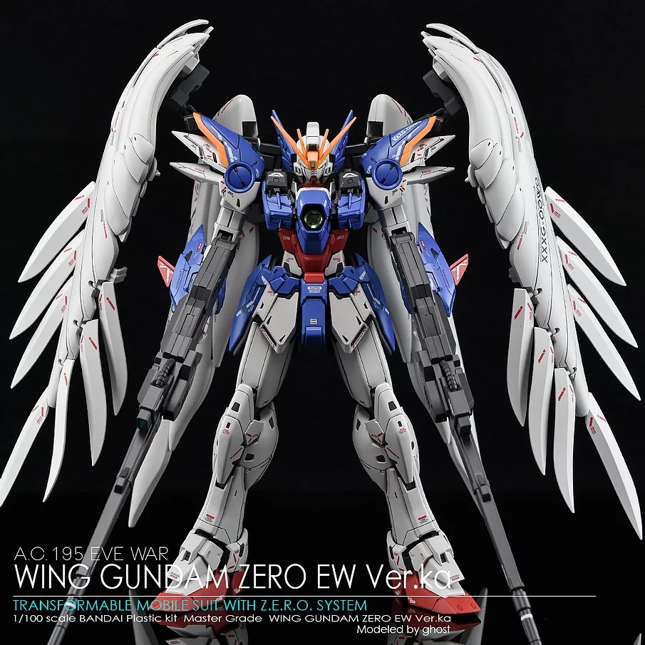 Decal Dán Trang Trí Xe Hơi GHOST MG Wing Zero Ew Ver.Ka 2.0 Chất Lượng Cao