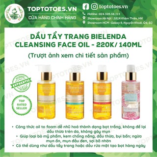 Dầu tẩy trang Bielenda Cleansing Oil làm sạch sâu, dễ nhũ hoá