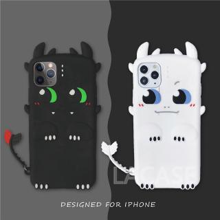 Ốp điện thoại silicon kiểu hoạt hình bí kíp luyện rồng cho iPhone 11 Pro Max X XS XR XSMax 8 7 6 6s Plus SE 2020