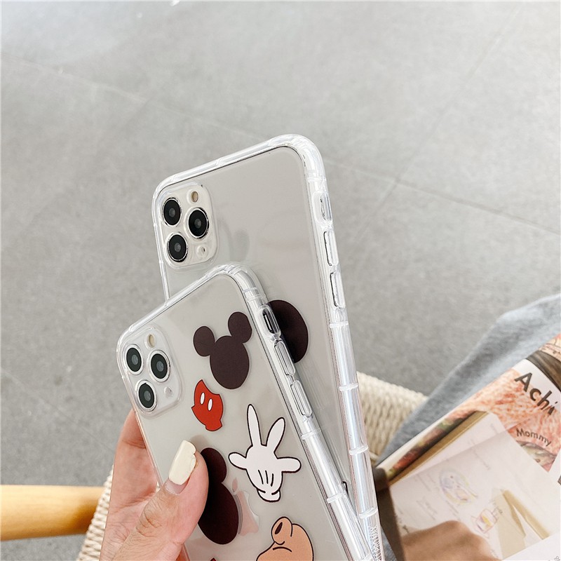 Ốp Lưng Trong Suốt In Hình Chuột Mickey Cho Iphone 12 Mini 12 Pro Max 11 Pro Max Xs Max X Xr 6 6s 7 8 Plus Samsung A70 A50 A71 A51 A20 A30 A21S