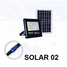 [ BH 1 NĂM] Đèn pha năng lượng SOLAR-02 Euroto 100W- Hàng Chính Hãng