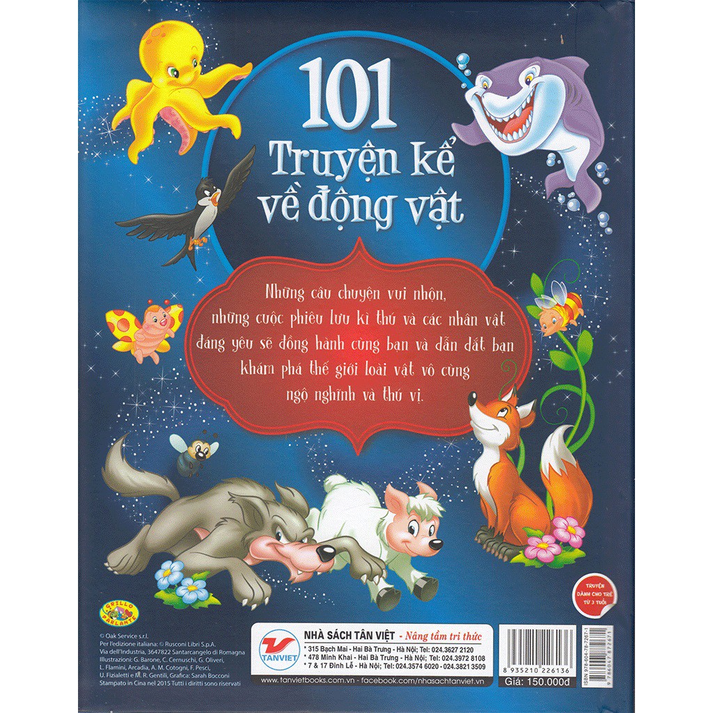 Sách - 101 Truyện Kể Về Động Vật