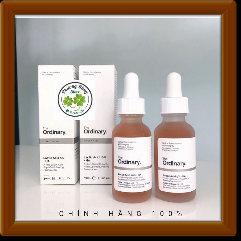 Tinh chất tẩy tế bào chết The Ordinary Latic Acid + HA