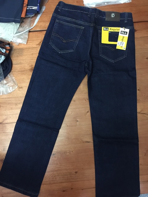 Quần bò dài nam trung niên ống suông có đến size 36 chất đẹp