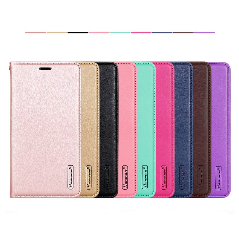 Samsung Note 10 Plus Hanman Luxury Leather Case Galaxy S10 5G Note 9 Note 8 Card Holder Stand Case with Lanyard | BigBuy360 - bigbuy360.vn