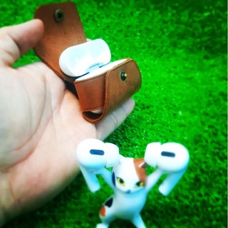 BAO DA AIRPODS PRO TỐI GIẢN (DA THẬT)