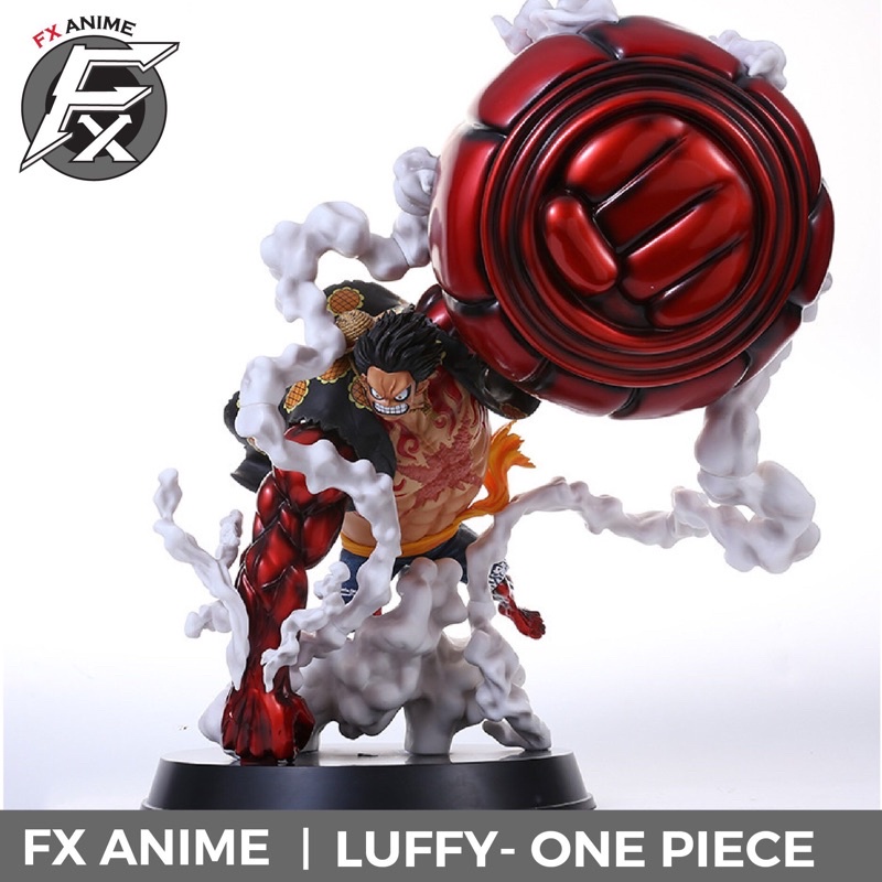 mô hình One Piece - mô hình Luffy gear 4 snake man Cao 25cm bằng PVC cao cấp (Có clip, Ảnh thật)