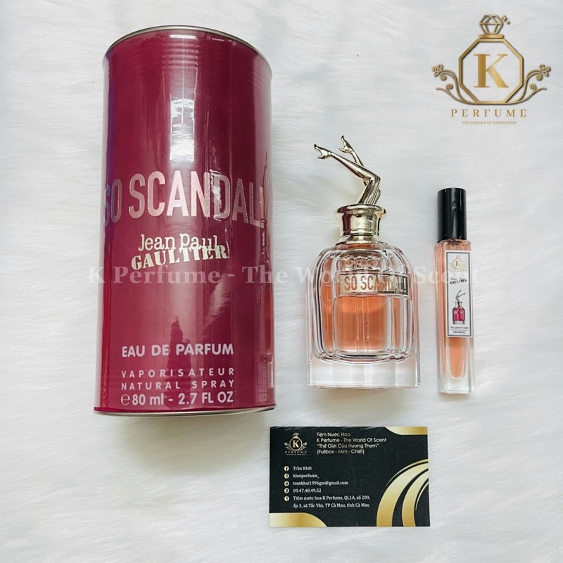 [K Perfume Chính Hãng] Nước Hoa Nữ JPG So Scandal EDP | Thế Giới Skin Care