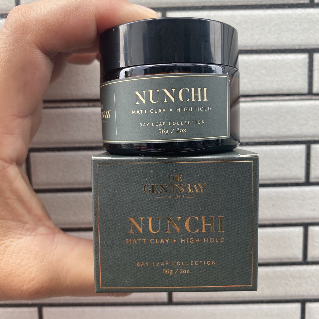 {Siêu rẻ} {Chính hãng} Sáp vuốt tóc The Gents Bay NUNCHI Matte Clay - 56gr