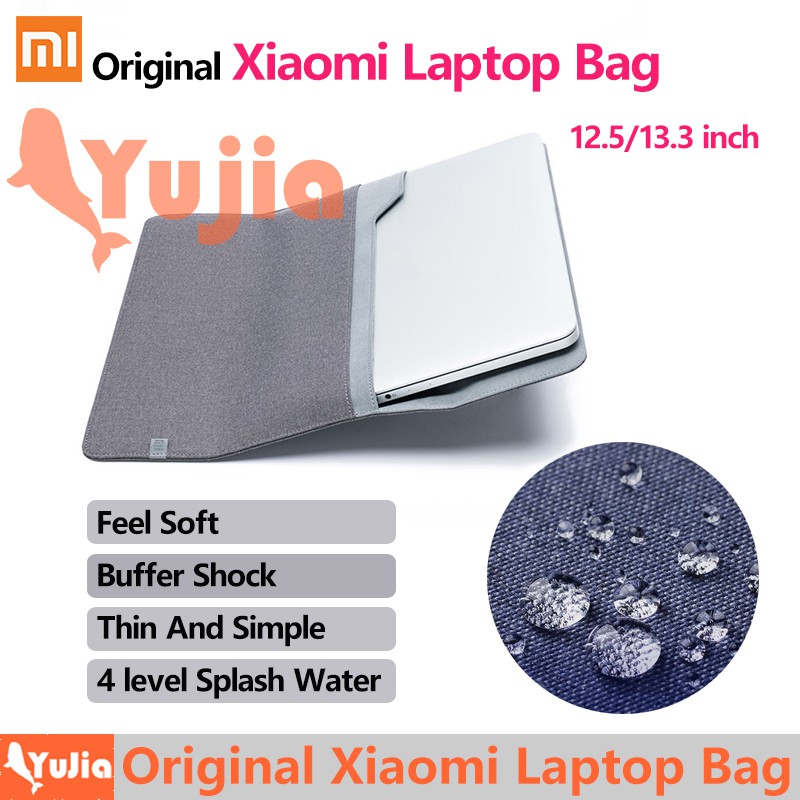 Túi Đựng Laptop Xiaomi Mi Notebook Macbook Air - 12.5 Inch 13.3 Inch Xiaomi Air 12.5 13.3 Inch Chống Thấm Nước Màu Xám