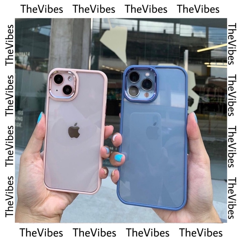 Ốp Lưng Iphone Chống Sốc Viền Màu Lưng Chống Ố Vàng
