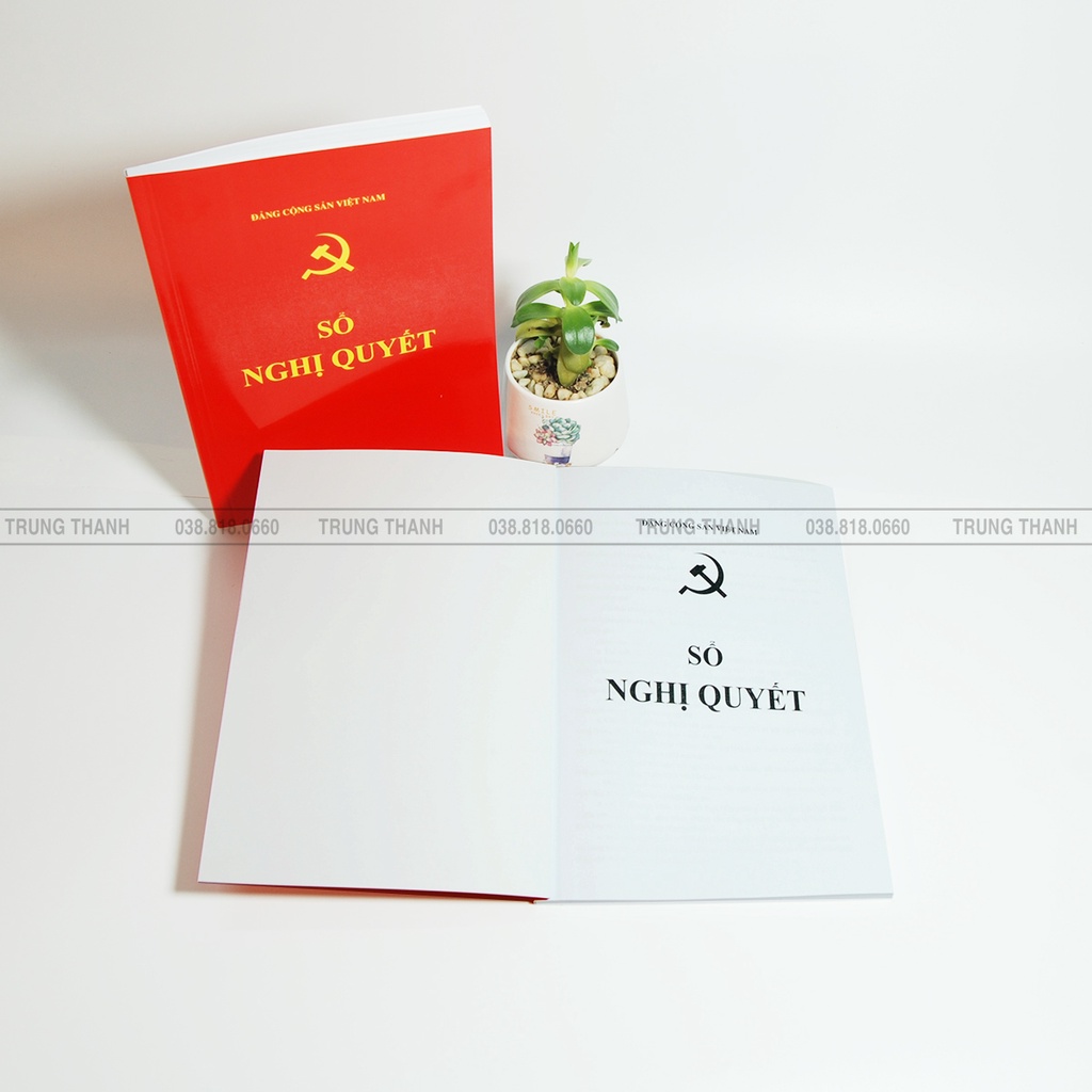 Sổ Nghị Quyết, kích thước A4, ruột 160 trang