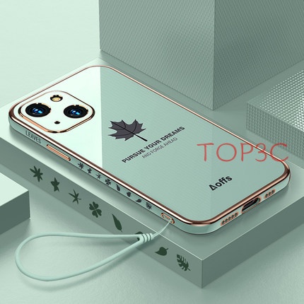 Ốp lưng iPhone 13 Ốp Điện Thoại Hình Lá Phong Cho iphone 13 pro max 12 pro max 11 pro max FY