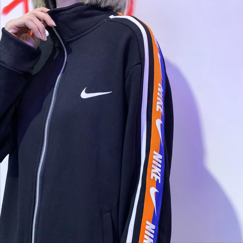 Nike Áo Khoác Thể Thao Chất Liệu Cotton Giản Dị Dành Cho Nữ Và Nam