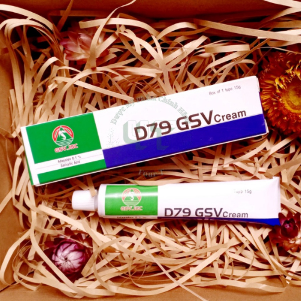 Kem Giảm Mụn Đầu Đen, Đầu Trắng D79 Gsv Cream 15G
