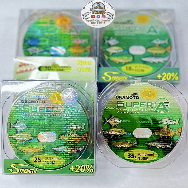 Dây Cước Câu Cá Okamoto 6 Con Cá