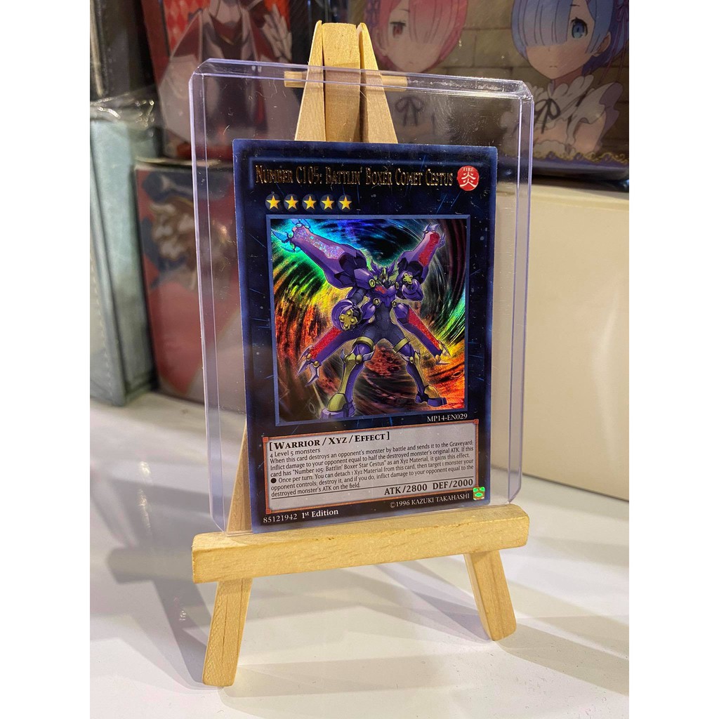 Lá bài thẻ bài Yugioh Number C105 Battlin’ Boxer Comet Cestus – Ultra Rare