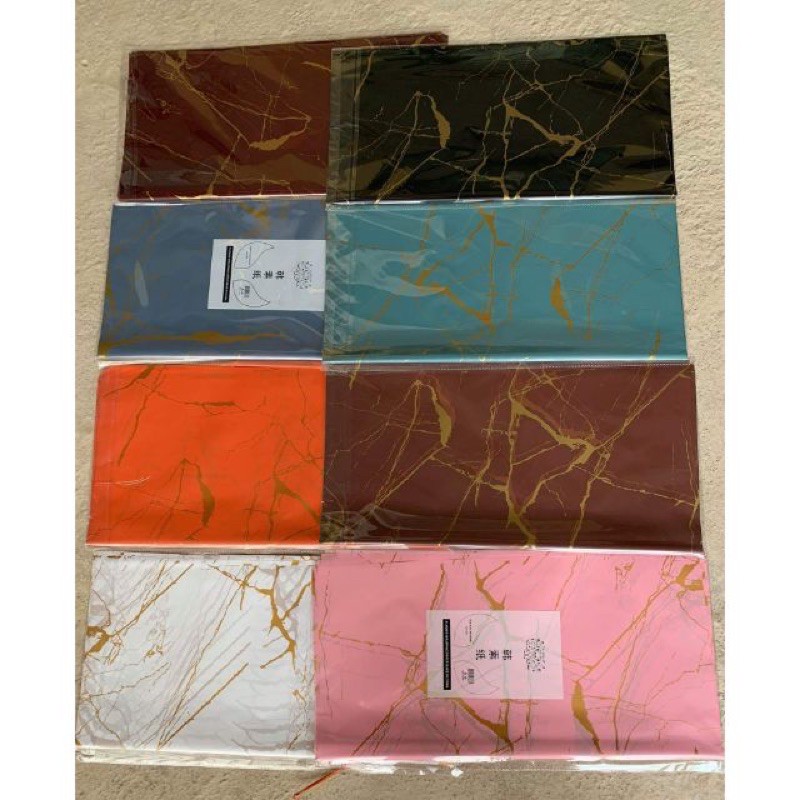 20 tờ mika mờ vân đá gói hoa siêu sang