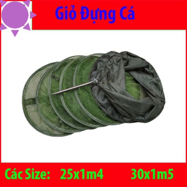 Xả hàng  Giỏ Đựng cá hàng chuẩn các size 25x1m4.