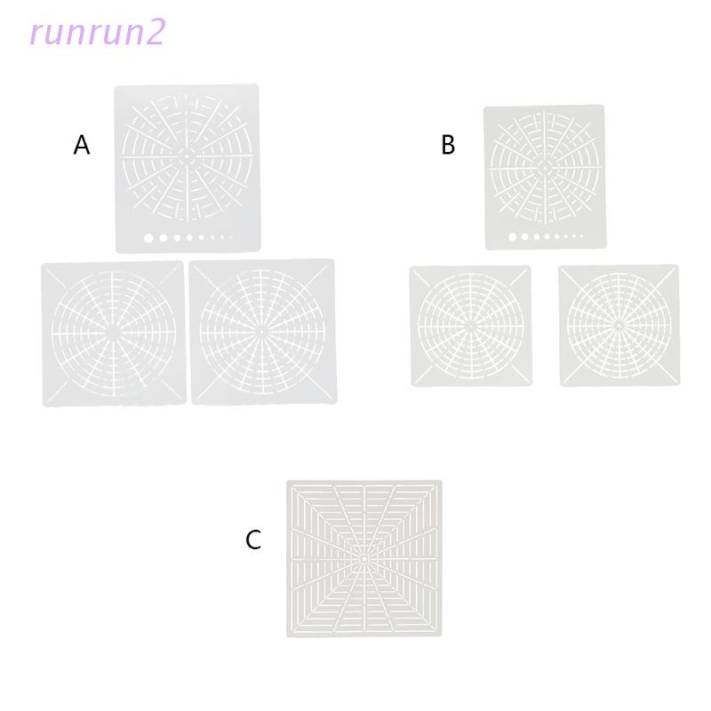 Khuôn vẽ họa tiết Mandala dập nổi trang trí đá/sổ lưu niệm/album DIY
