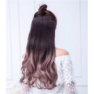 Kẹp dải ombre tóc giả