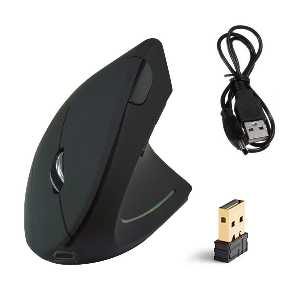 Sáng Tạo Thực Tế Cung Cấp Máy Tính Mát Shark Fin Ergonomic Thoải Mái Dọc Chuột Không Dây-ELLE