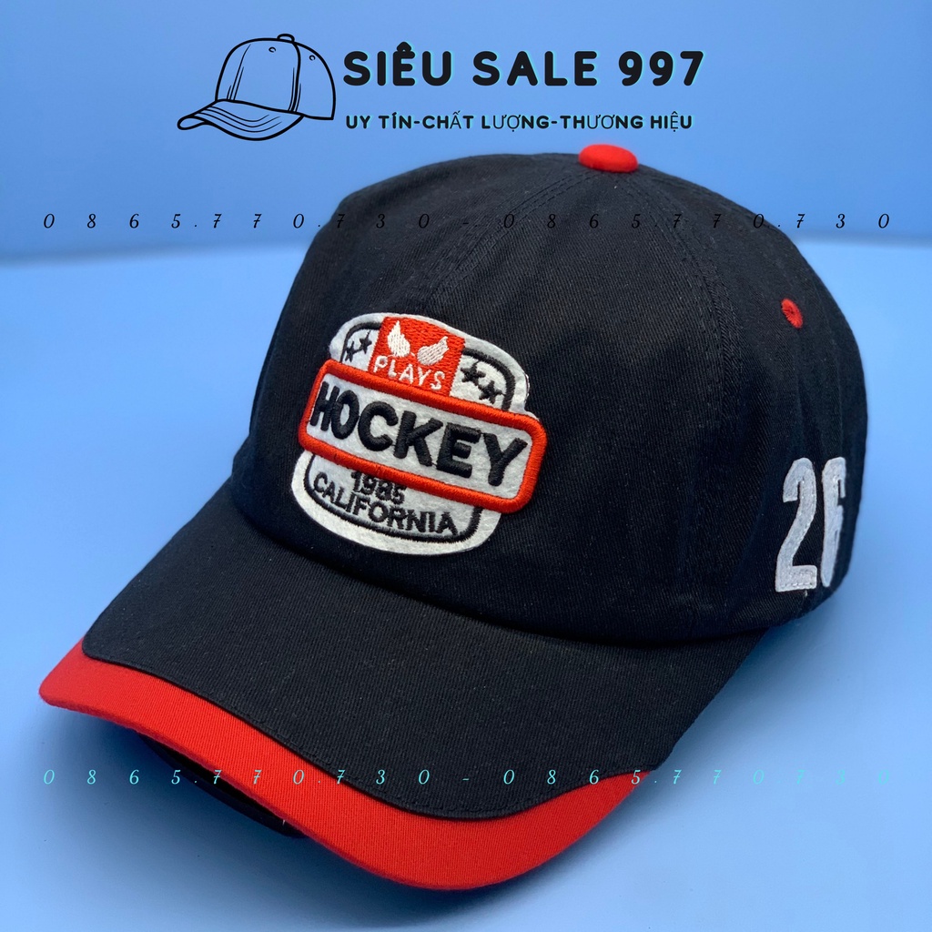Nón Hockey Vải Cotton Lụa Hàng Đẹp Như Hình, Nón Hockey Chuẩn Form Êm đầu