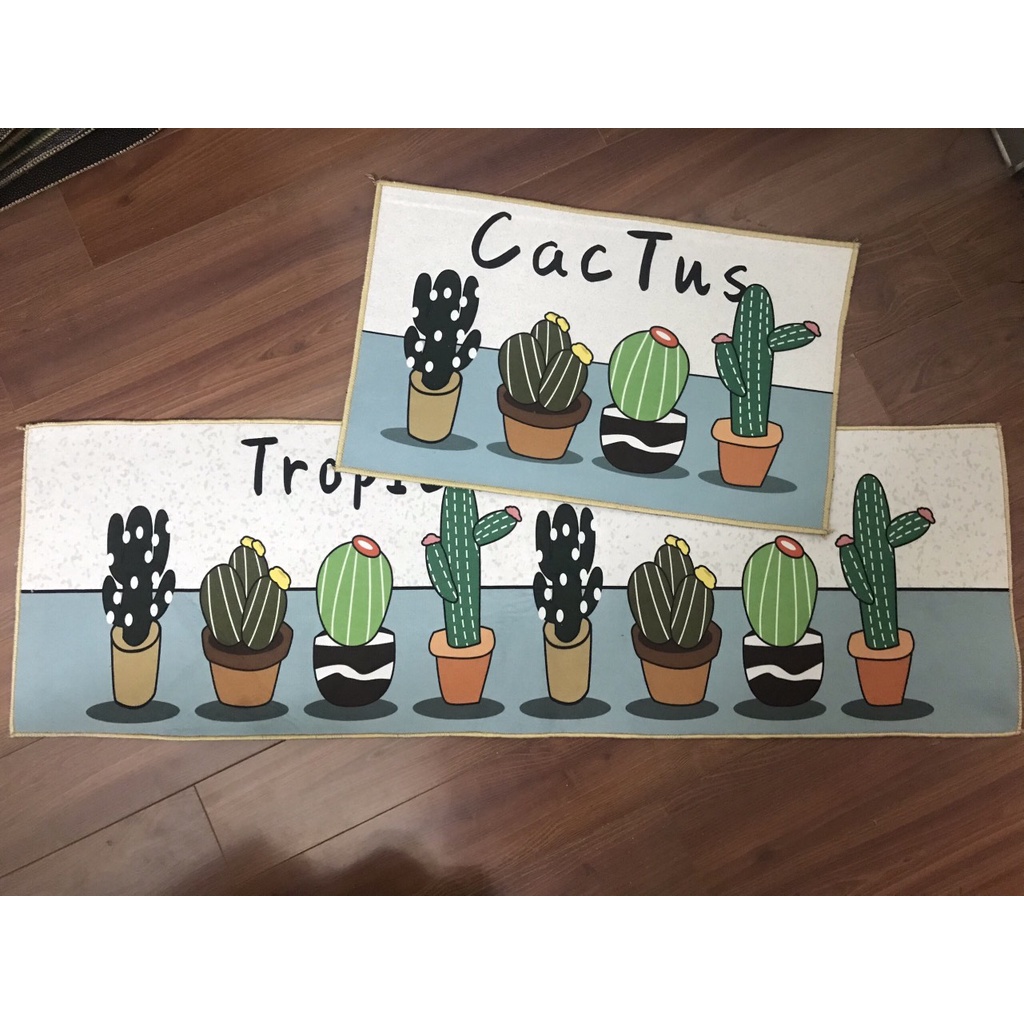 Combo thảm nhà bếp nhiều họa tiết Ghome