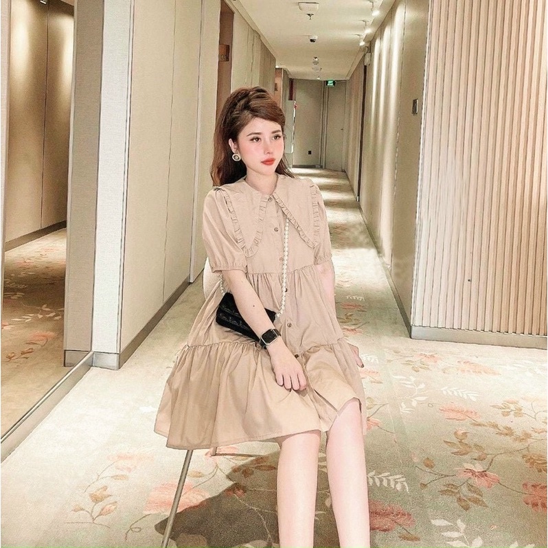 Váy đầm babydoll tiểu thư Elina