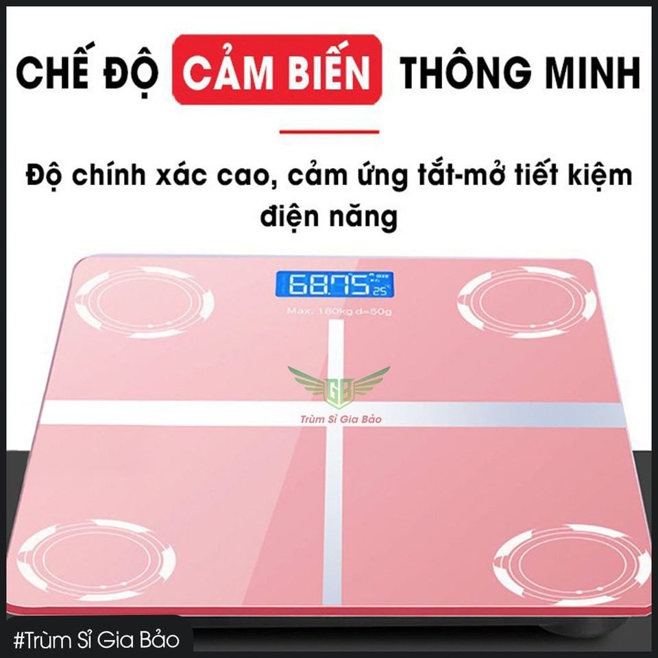 Cân điện tử dùng pin tiểu, Cân sức khoẻ điện tử mini để nhà Hải Triều Sports