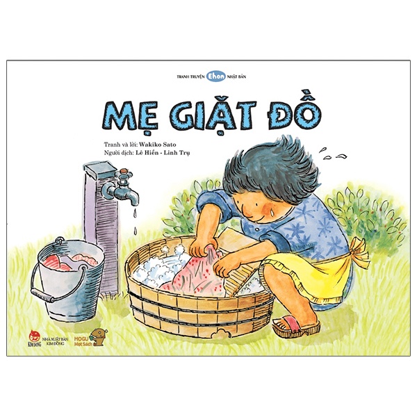 Sách Ehon - Mọt Sách Mogu - Mẹ Giặt Đồ (Tái Bản)