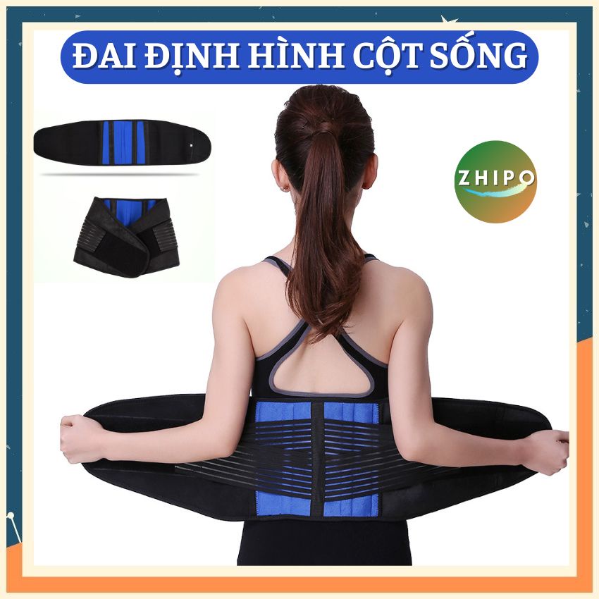 Đai lưng hỗ trợ cột sống, giảm đau lưng và thoái hóa, thích hợp cho tập gym và chơi thể thao