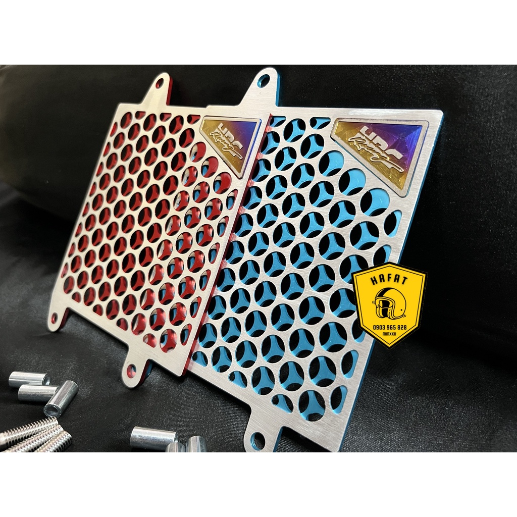 Che Két Nước Nhôm CNC 2 Lớp - Gắn Cho Vario - Click - AB - Tặng Kèm Tem HRC