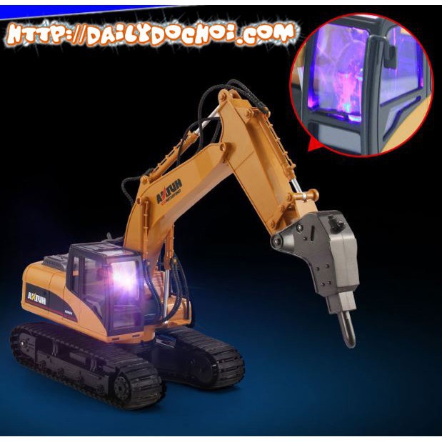 Máy đục hợp kim 16 kênh 2.4G tỉ lệ 1/14 chính hãng Huina 1560 tại RUBYRC