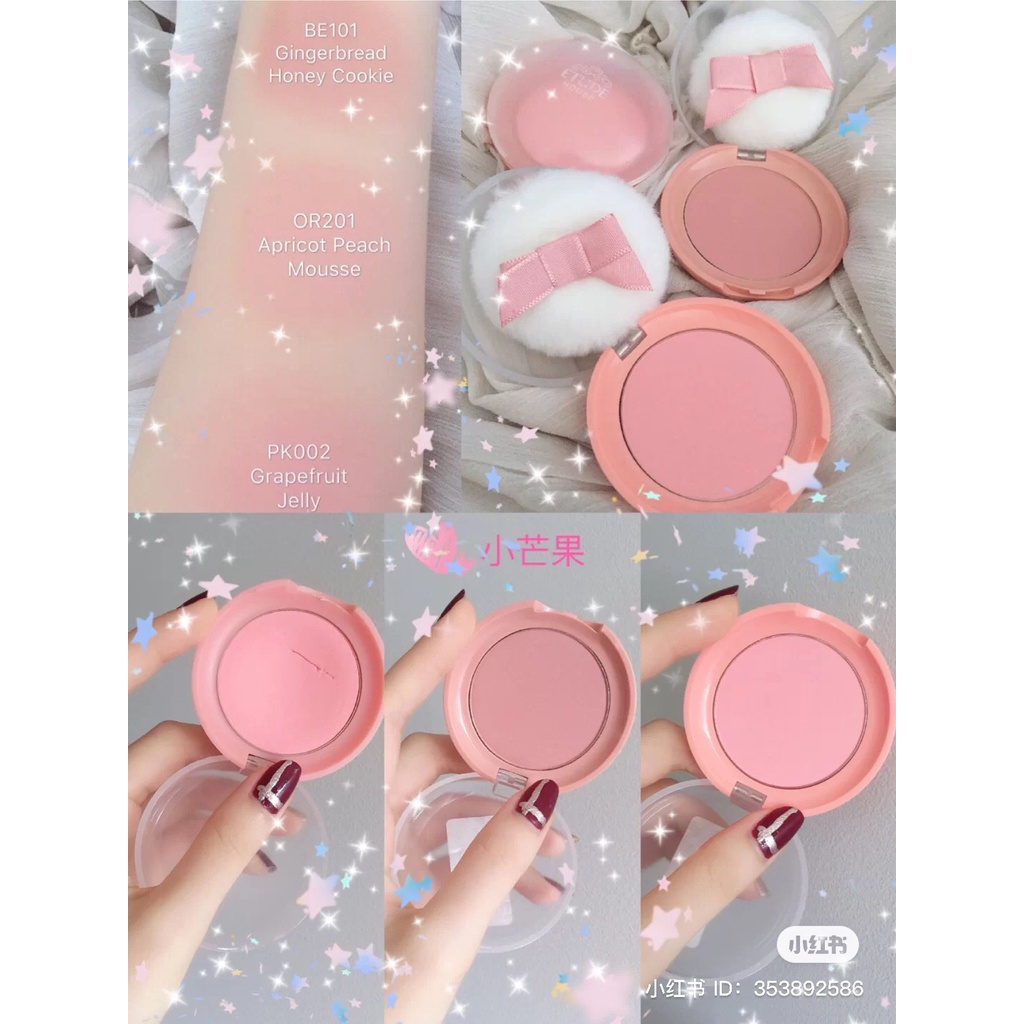 Phấn Má Hồng Dạng Nén Etude House Lovely Cookie Blusher