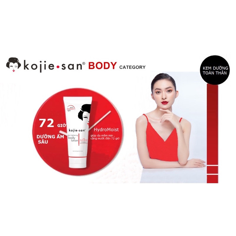 Kem dưỡng trắng da toàn thân Kojie.San 200g