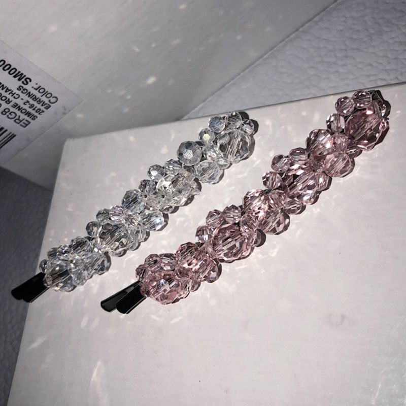 Kẹp Tóc Hợp Kim Hình Hoa Bốn Cánh 5 Màu Tùy Chọn Cho Nữ