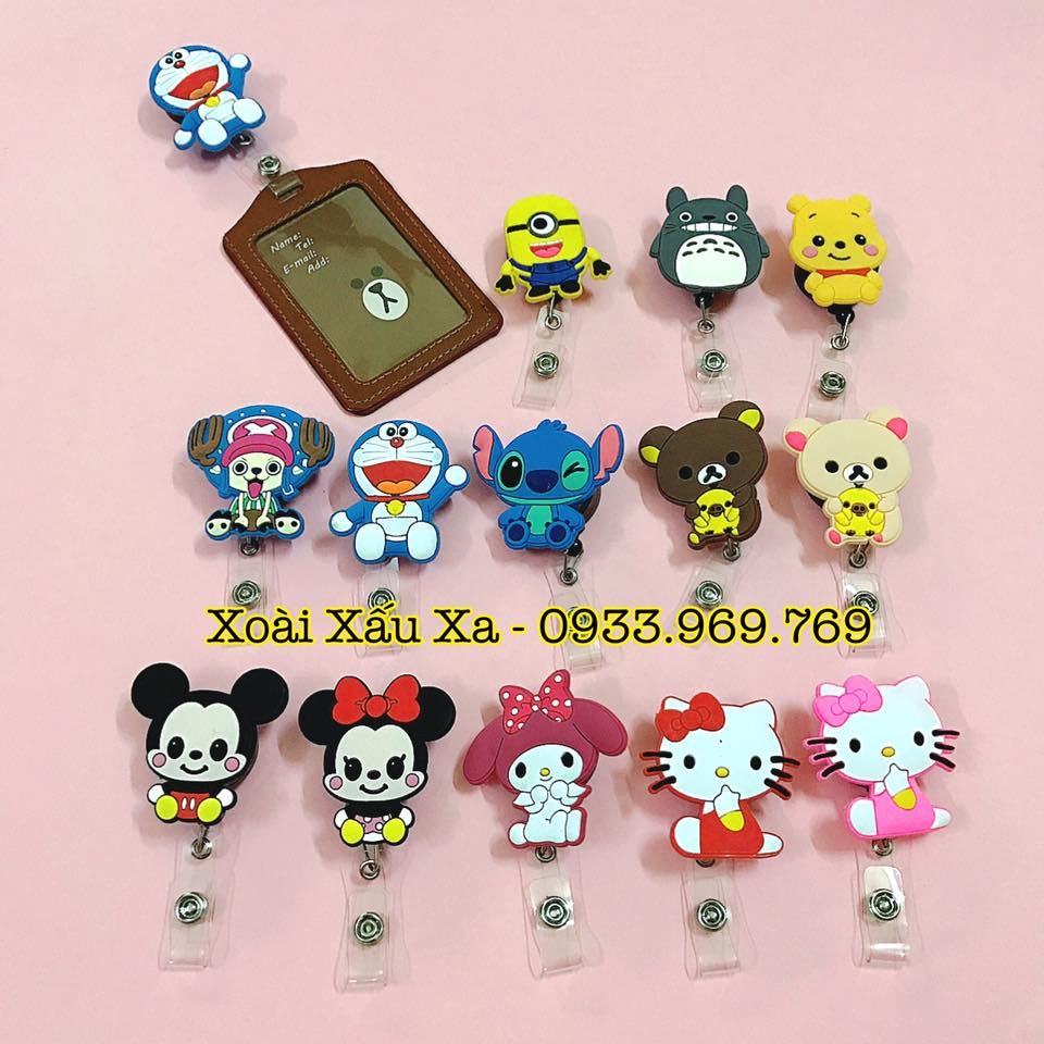 ĐỒ KẸP THẺ KÉO YOYO HOẠT HÌNH