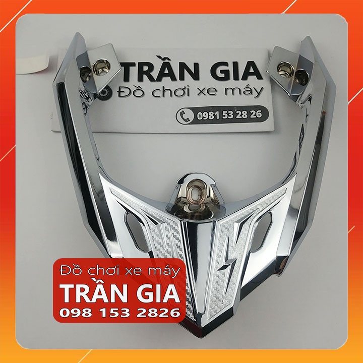 Ốp cảng sau xe AB năm 2023-2022 airblade 125 160 cc chụp tay dắt air blade 125cc 160c xi inox cacbon- phụ kiện trang trí