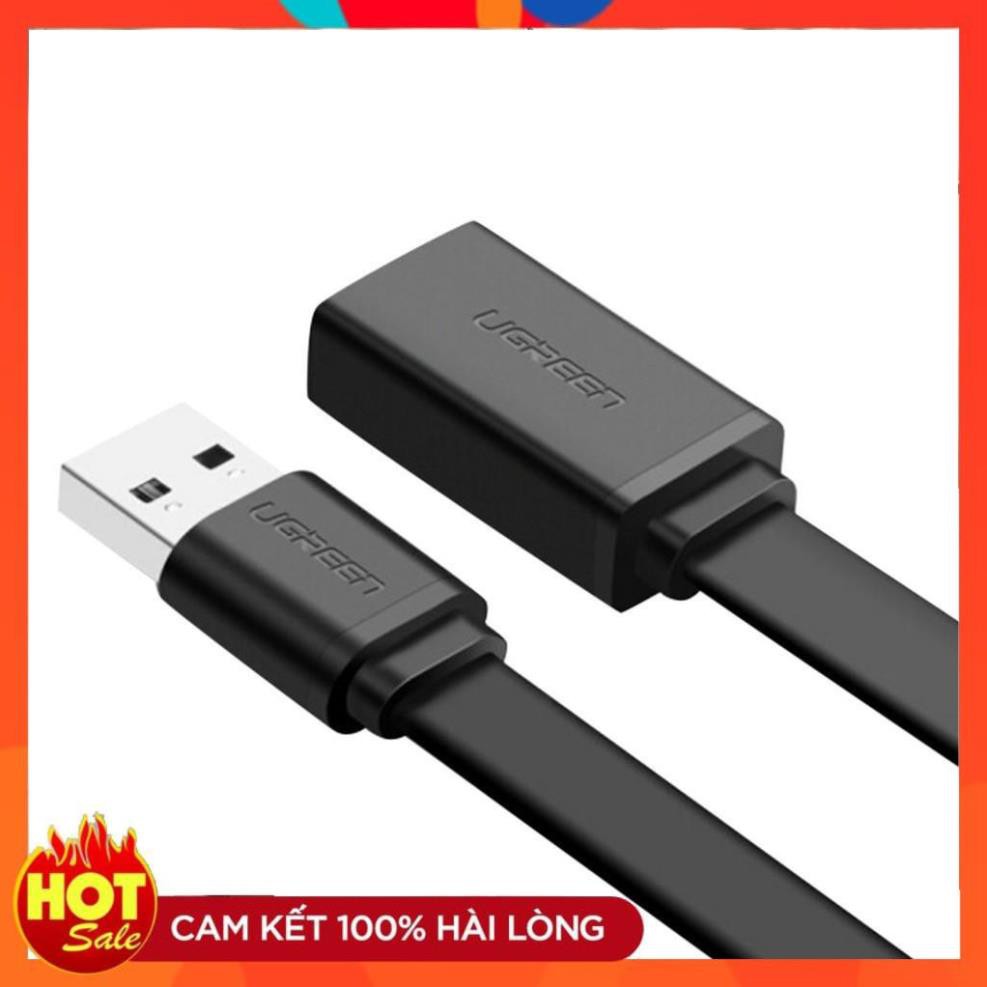 [Chính Hãng] Cáp nối dài USB 3.0 dây dẹt dài 0.5M âm dương chính hãng Ugreen UG-30128 cao cấp