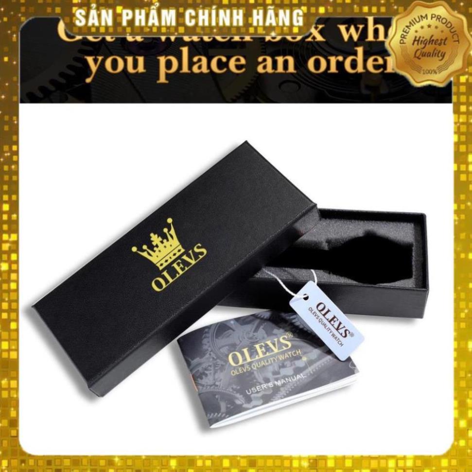 Đồng hồ OLEVS 2858 nam đa chức năng thời trang dây đeo bằng thép không gỉ